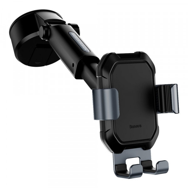 Фото - Тримач для мобільного пристрою Baseus Tank gravity car mount holder with suction base Silver (SUYL-TK0S)