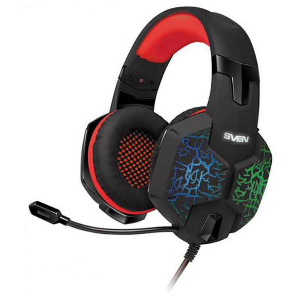 Фото - Гарнитура проводная Sven AP-U988MV Black-red