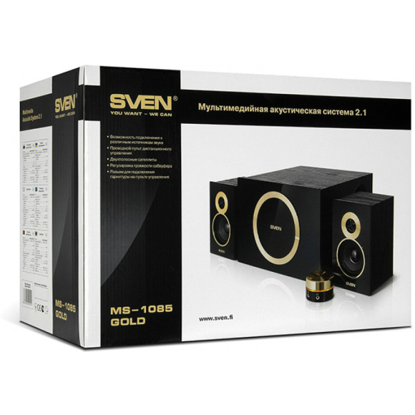 Фото - Компьютерная акустика Sven MS-1085 Gold Black