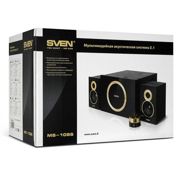 Фото - Компьютерная акустика 2.1 Sven MS-1086 Black