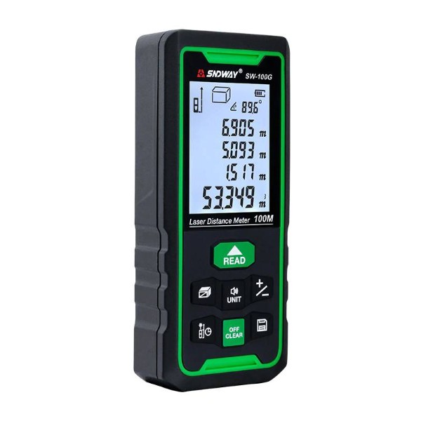 Фото - Вимірювач відстані лазерний Sndway SW-100G
