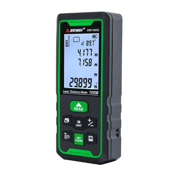 Фото - Вимірювач відстані лазерний Sndway SW-100G