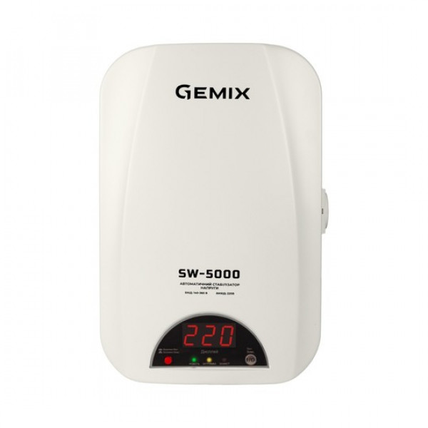 Фото - Стабілізатор напруги Gemix SW-5000