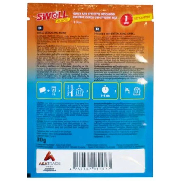 Фото - Засіб від накипу для пральних машин Swell в гранулах 30 г (SPCAK30)