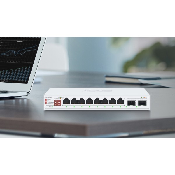 Фото - Коммутатор локальной сети (Switch) Asus QG-U1080