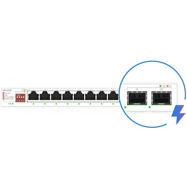 Фото - Коммутатор локальной сети (Switch) Asus QG-U1080