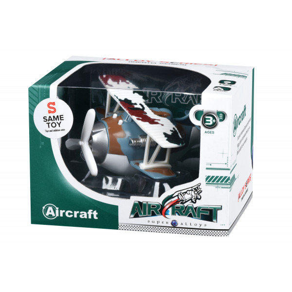 Фото - Пасажирський повітряний транспорт Same Toy Aircraft Синій зі світлом і музикою (SY8015Ut-4)