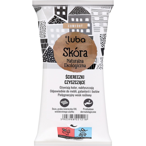 Фото - Салфетка бытовая Luba Comfort для чистки кожаных изделий 32 шт. (LCWWL32) Фото - Салфетка бытовая Luba Comfort для чистки кожаных изделий 32 шт. (LCWWL32)