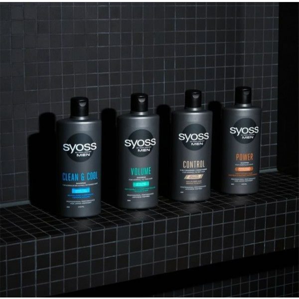 Фото - Шампунь чоловічий SYOSS
Men Clean&Cool з Ментолом 440 мл (9000101277197)