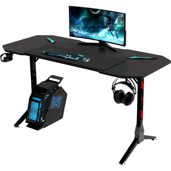 Фото - Стол компьютерный GT Racer T-1211 (120x60x73) Black