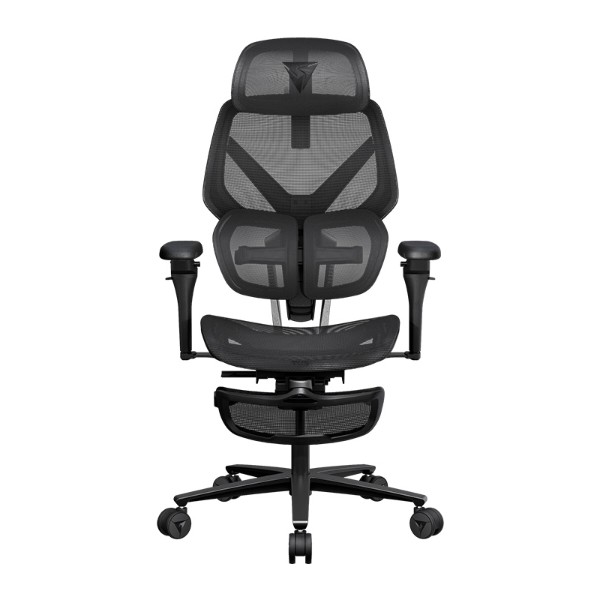 Фото - Крісло для геймерів TX3 Flex Pro Footrest Mesh Black (TEGC-3089101.11)