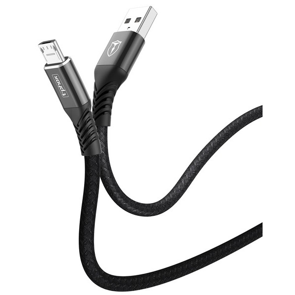 Фото - Кабель синхронизации данных T-phox Jagger T-M814 Micro USB - 2m (Black)