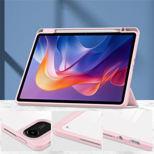 Фото - Чохол для планшета BeCover Soft Edge з кріпленням для стілусу for Xiaomi Redmi Pad 2 11.0" Pink (713662)
