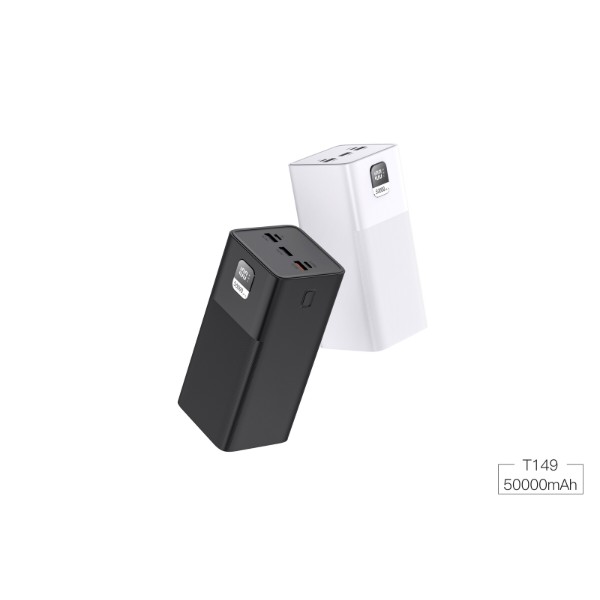 Фото - Батарея мобильная Xipin T149 PD20W+22.5 50000mah Black