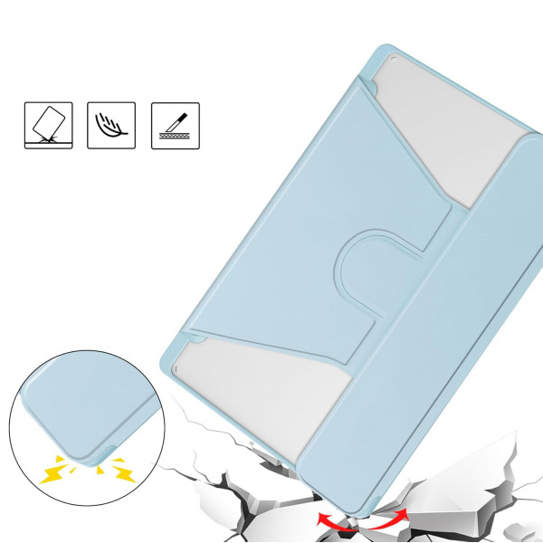 Фото - Чохол-клавіатура для планшета BeCover 360° Rotatable for Samsung Galaxy Tab S6 Lite 10.4 P610/P613/P615/P619 Light Blue (712407)