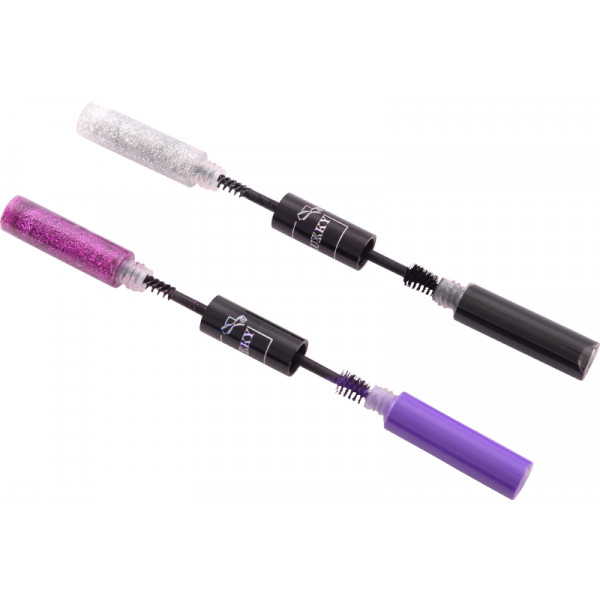 Фото - Набір для обличчя Lukky Туш та блискітки для повік. Колір чорний з срібними блискітками (T18924)