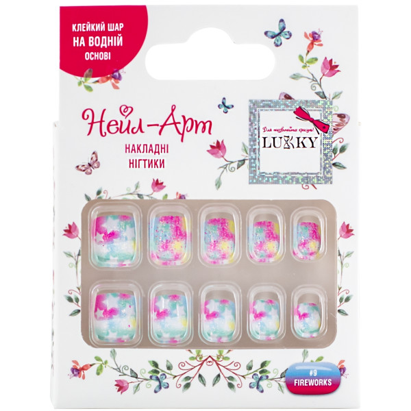 Фото - Набор для ногтей Lukky FIREWORK 10 шт. (T19430)