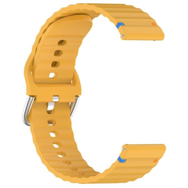 Фото - Ремінець для смарт-годинника BeCover Ribbed Tape (22mm) for Xiaomi Watch 2 / 2 Pro / S4 / S3 / S1 Pro / S1 / S1 Active Yellow (714303)