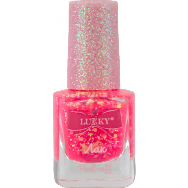Фото - Лак для нігтів Lukky Конфетті з блискітками, колір яскраво-червоний (T22764)