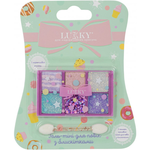 Фото - Набор для лица Lukky с аппликатором 6 цветов (T22787)