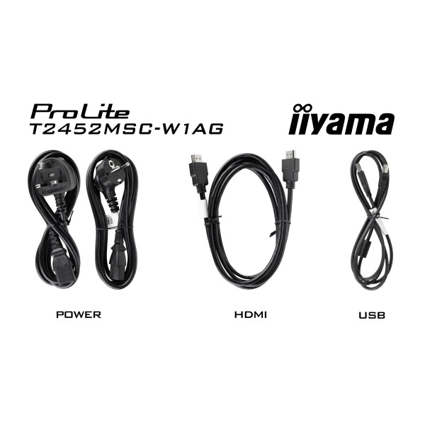 Фото - Монітор IIYAMA T2452MSC-W1AG