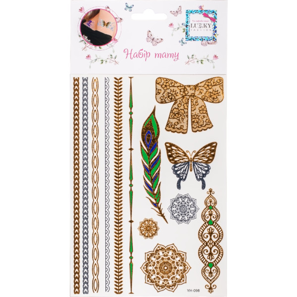 Фото - Тату Lukky Набір Fashion Сяючі прикраси (T25628)