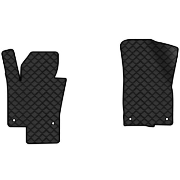 Фото - Килимки з екошкіри в салон авто передні EVAtech для Passat (B6) (with armrest) Volkswagen 2005-2010 6 покоління Sedan EU (VW31277AT2TL4BBB)