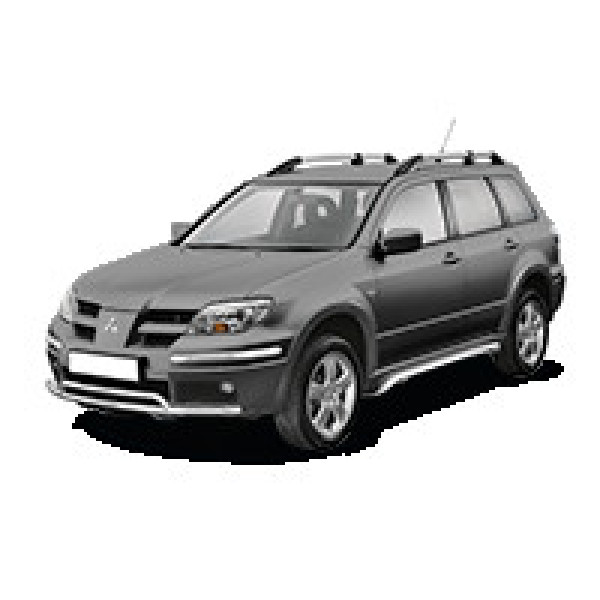 Фото - Килимки з екошкіри в багажник авто EVAtech ECO для Outlander Mitsubishi 2003-2006 1 поколение SUV EU (MT3179B1BBB)