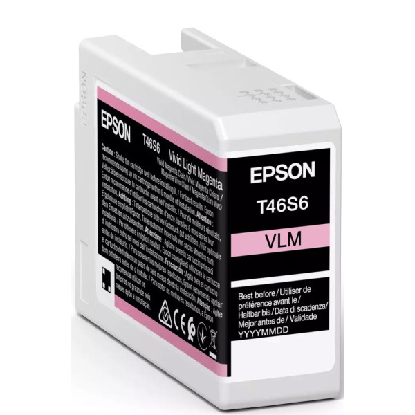 Фото - Картридж для струйных МФУ и принтеров Epson для S C-P700 Vivid Light Magenta T46S6 25ml (C13T46S60N) Фото - Картридж для струйных МФУ и принтеров Epson для S C-P700 Vivid Light Magenta T46S6 25ml (C13T46S60N)