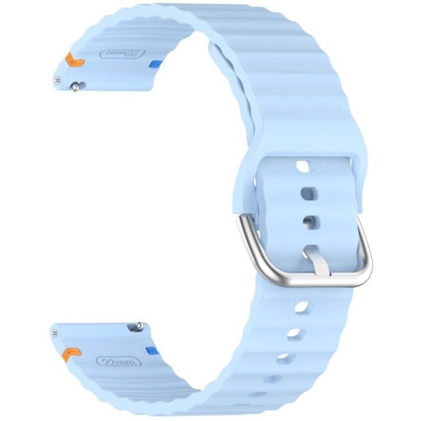 Фото - Ремінець для смарт-годинника BeCover Ribbed Tape (22mm) for Huawei Watch GT 5 / GT 4 (46mm) / GT 3 (46mm) / GT 2 (46mm) / GT 2 Pro / Watch GS Pro Lite Blue (714287)