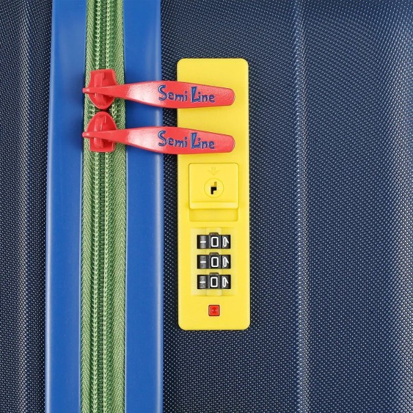 Фото - Валіза Semi Line S Blue (T5807-1)