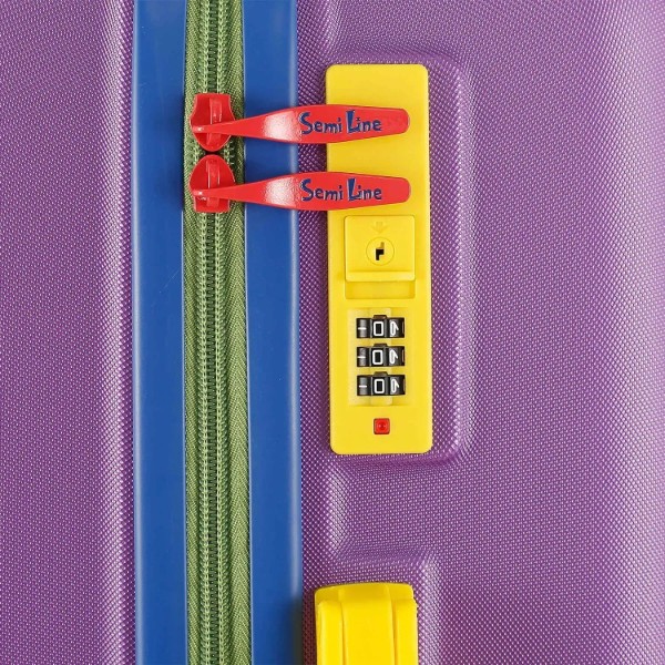 Фото - Чемодан Semi Line L Purple (T5845-3)
