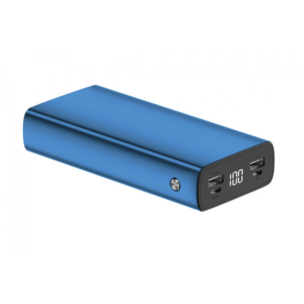 Фото - Батарея мобільна Xipin T63 PD20W 20000mah Blue (T63LF)