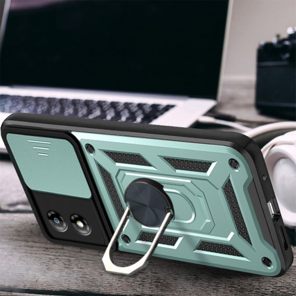 Фото - Чохол для смартфону
 BeCover Military for Motorola Moto E13 Dark Green (709103)