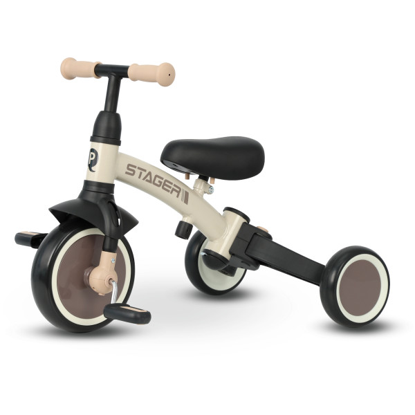 Фото - Двухколёсный велосипед Qplay Stager 3в1 Beige-Brown (T80STAGERBeigeBrown)