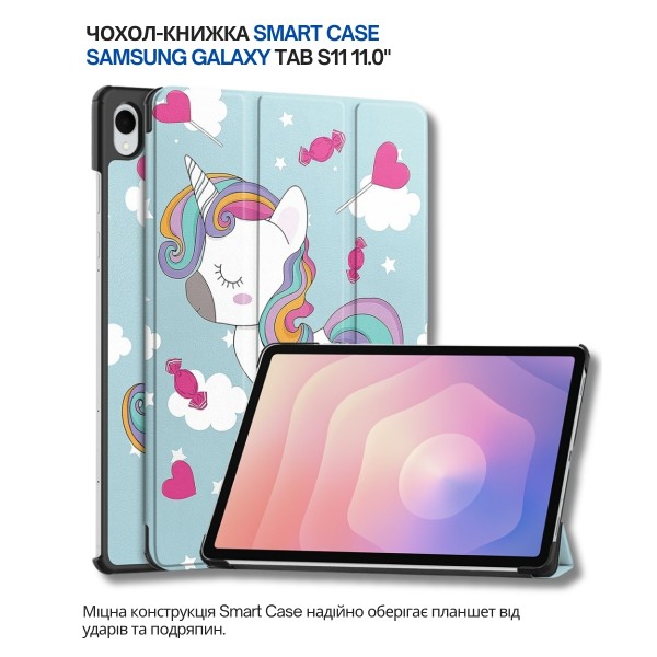 Фото - Чохол для планшету BeCover Smart Case for Samsung Galaxy Tab S11 (SM-X730/X736) 11.0" Unicorn (714656)