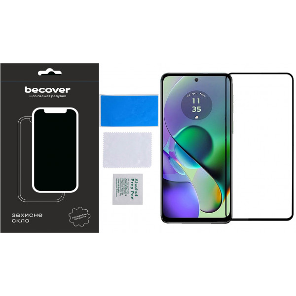Фото - Захисне скло для смартфону BeCover Motorola Moto G54/G54 Power Black (710107)