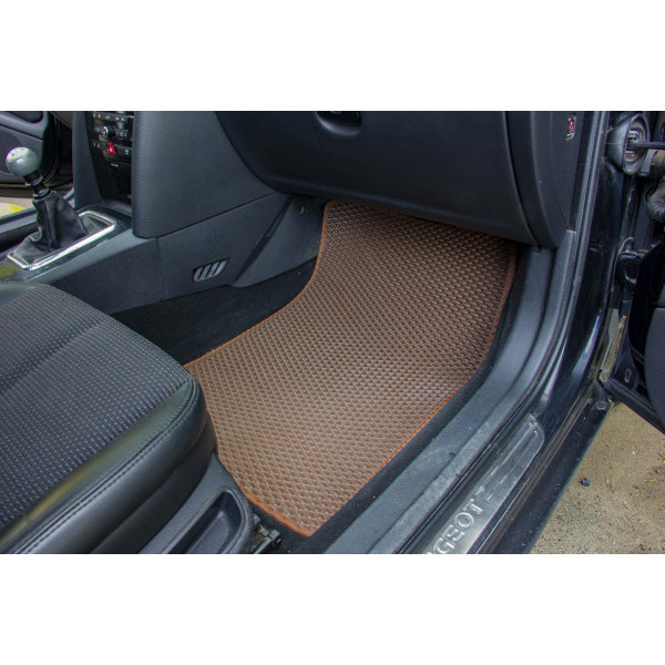 Фото - EVA килимки в салон авто передні EVAtech для 407 AT Peugeot 2004-2010 1 покоління Sedan EU (PT11132AD2CP2RBB)