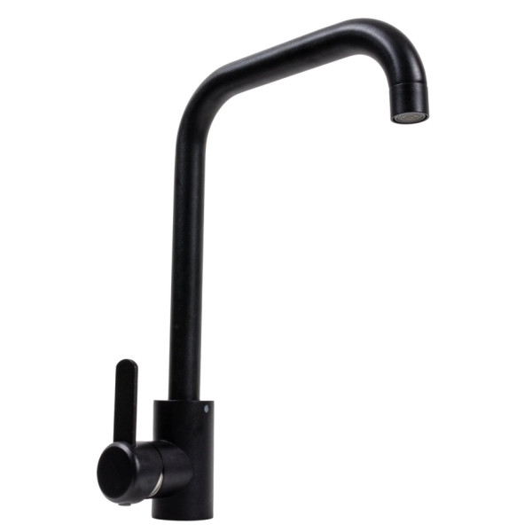 Фото - Кухонний змішувач VALESO KT 11 3008B-FH Чорний матовий Фото - Кухонний змішувач VALESO KT 11 3008B-FH Чорний матовий