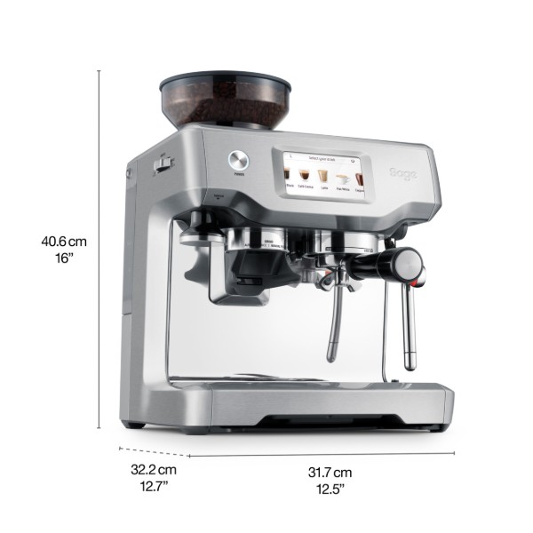 Фото - Кавоварка ріжкова Sage Barista Touch (SES880BSS4EEU1)