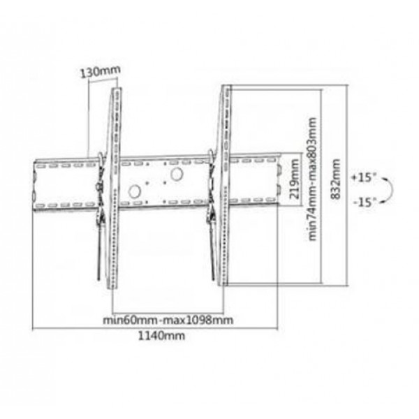 Фото - Мікропошкодження - Кріплення для телевізора ITECHmount PLB-120
