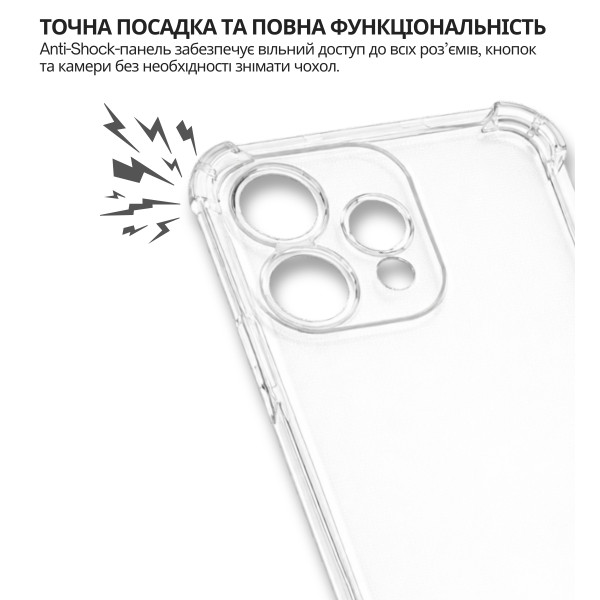 Фото - Чехол для смартфона BeCover Anti-Shock for Oppo Reno15 5G Clear (715073)