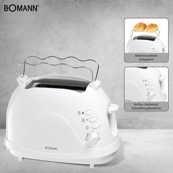 Фото - Тостер Bomann TA 246 CB White