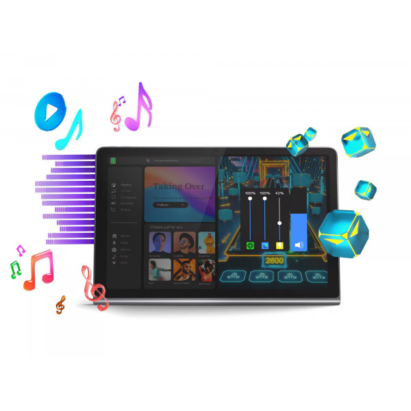 Фото - Планшет Lenovo Tab Plus 8/256 WiFi (ZADX0145UA) Luna Grey+Case