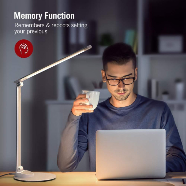 Фото - Настільна лампа TaoTronics TT-DL19 Silver