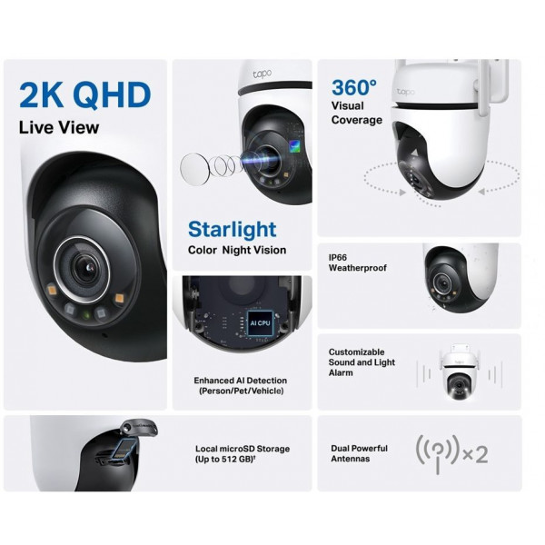 Фото - IP-камера TP-Link Tapo C520WS