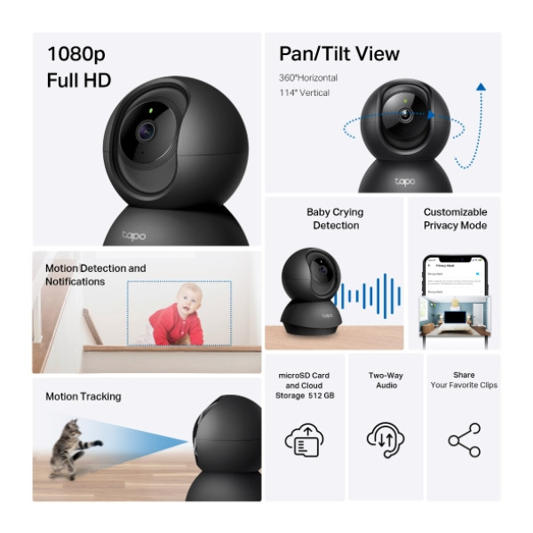 Фото - IP-камера TP-Link Tapo C201