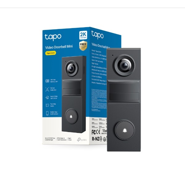 Фото - Бездротовий дверний дзвінок TP-Link Tapo D205
