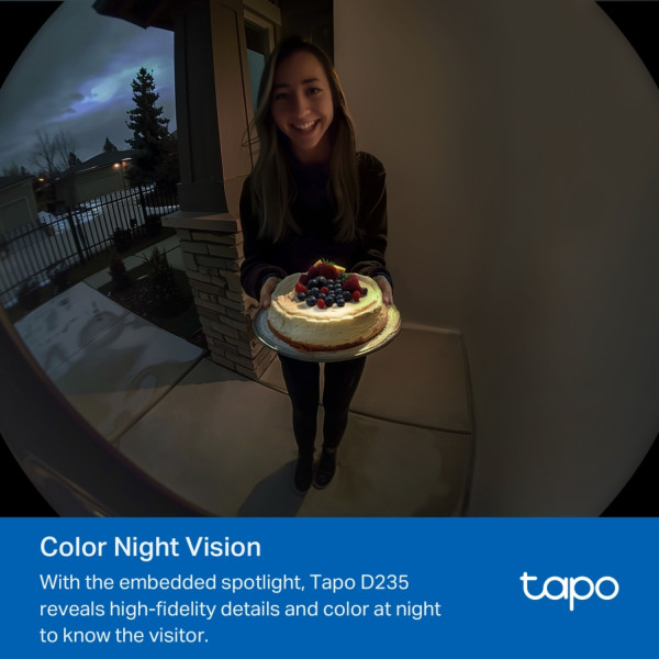 Фото - Беспроводной дверной звонок TP-Link Tapo D235