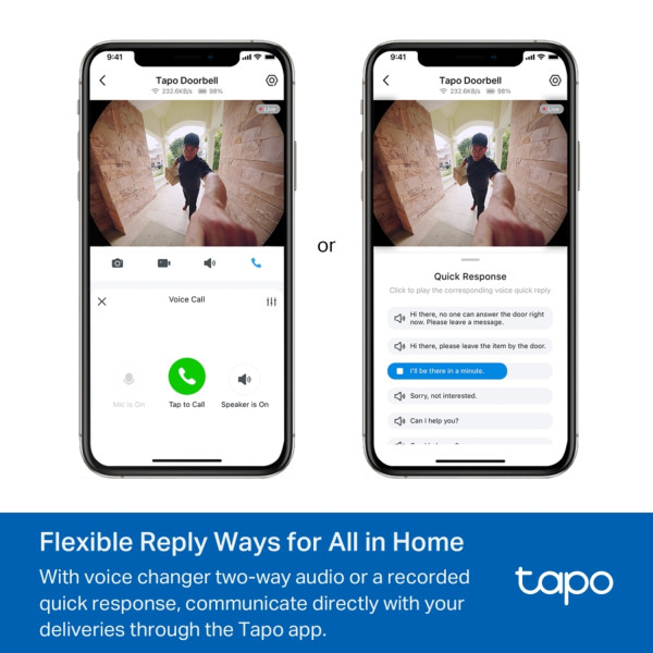 Фото - Беспроводной дверной звонок TP-Link Tapo D235